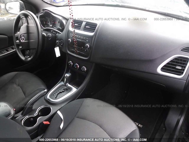 1C3CDZAB8EN140401 - 2014 DODGE AVENGER SE BLACK photo 5