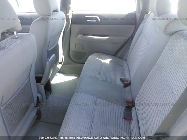 JF1SG65613H748482 - 2003 SUBARU FORESTER 2.5XS ვერცხლისფერი ფოტო 8