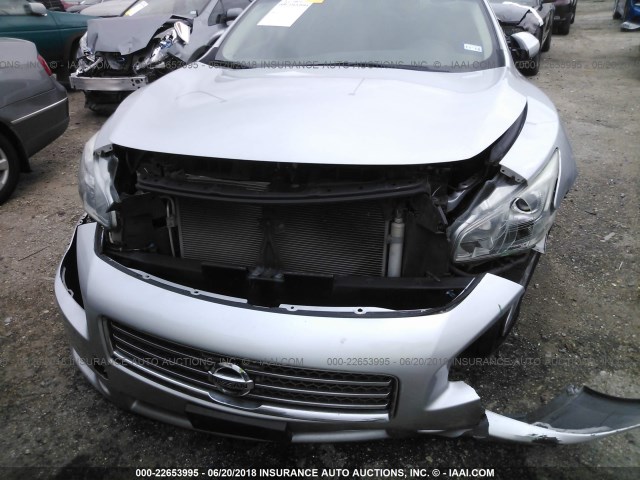 1N4AA5AP3BC817593 - 2011 NISSAN MAXIMA S/SV SILVER photo 6