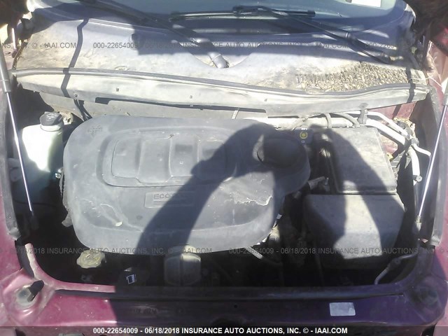 3GNDA13D37S569745 - 2007 CHEVROLET HHR LS RED photo 10