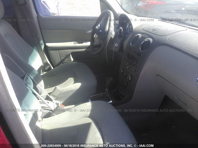 3GNDA13D37S569745 - 2007 CHEVROLET HHR LS RED photo 5