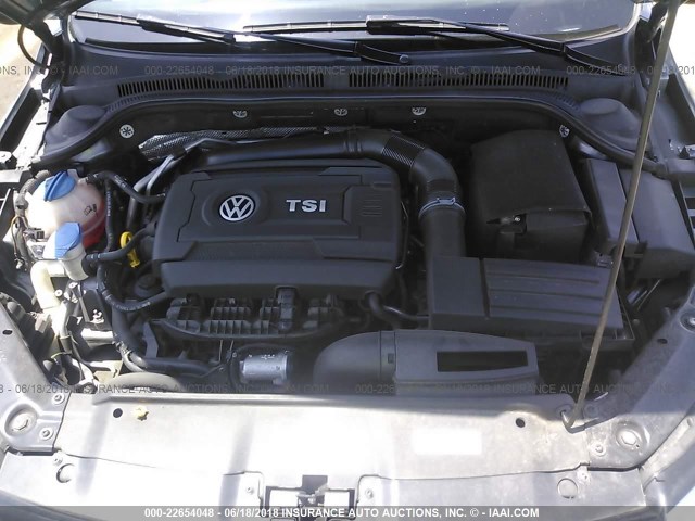 3VWD07AJXEM275801 - 2014 VOLKSWAGEN JETTA SE GRAY photo 10