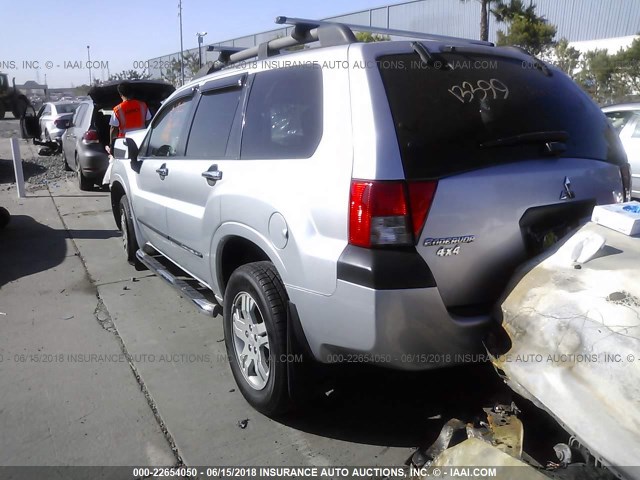 4A4MN21S44E064266 - 2004 MITSUBISHI ENDEAVOR LS GRAY photo 3