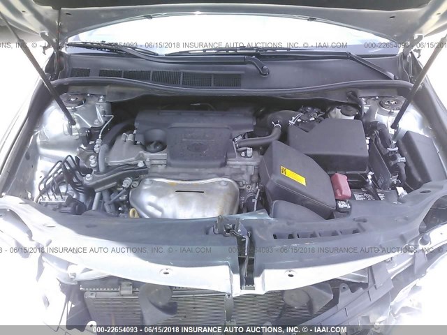 4T1BF1FK4FU015975 - 2015 TOYOTA CAMRY LE/XLE/SE/XSE 银色 照片 10