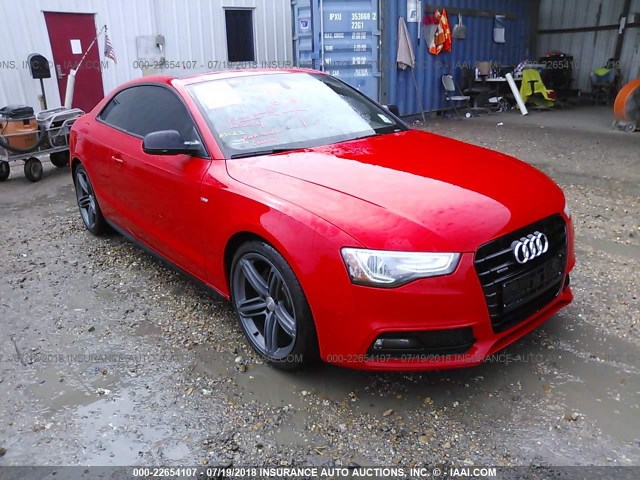 WAUMFAFR0EA055574 - 2014 AUDI A5 PREMIUM PLUS RED photo 1