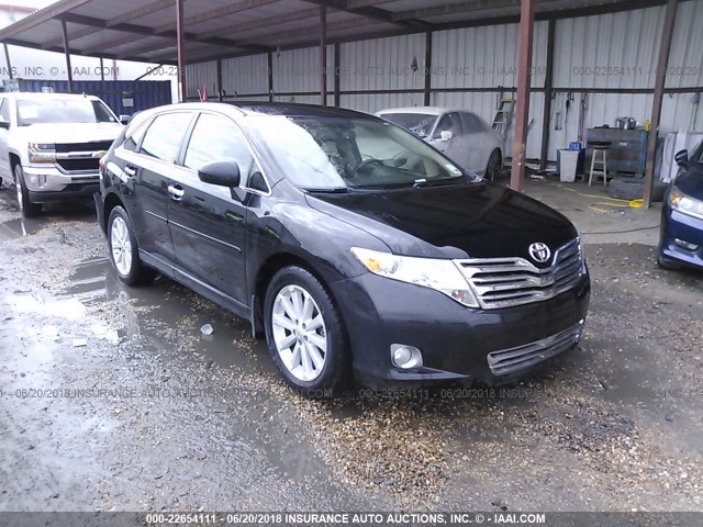 4T3ZE11A99U007320 - 2009 TOYOTA VENZA BLACK photo 1