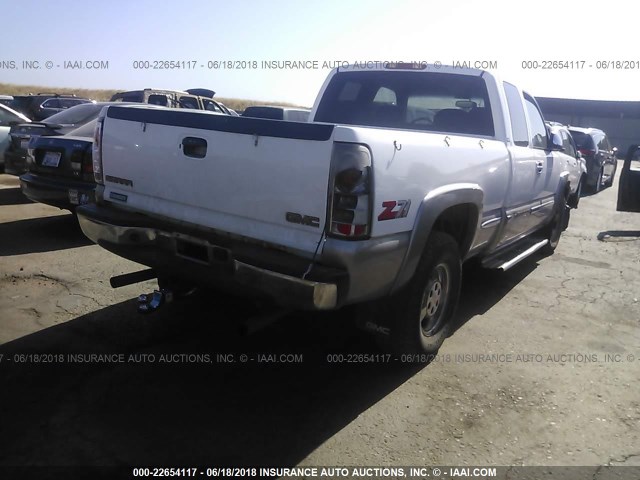 1GTEK19T2YE239521 - 2000 GMC NEW SIERRA K1500 WHITE photo 4