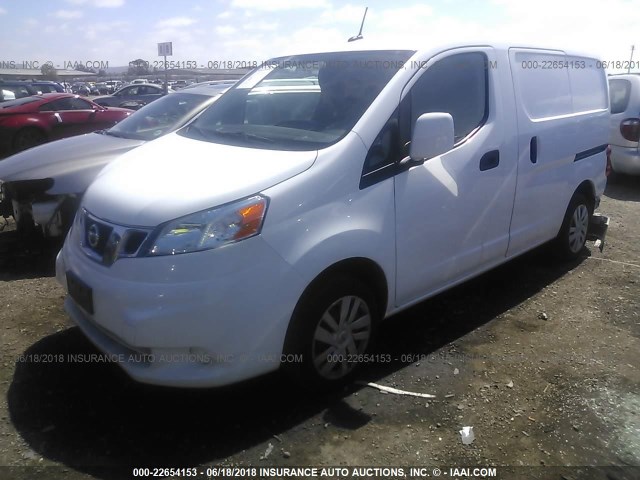 3N6CM0KN1FK711165 - 2015 NISSAN NV200 2.5S/2.5SV WHITE photo 2