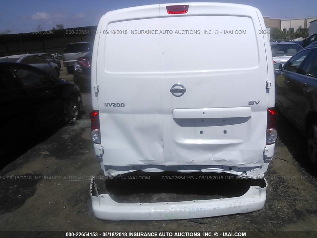 3N6CM0KN1FK711165 - 2015 NISSAN NV200 2.5S/2.5SV WHITE photo 6