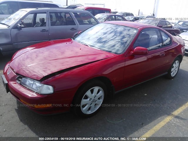 JHMBB2152NC008372 - 1992 HONDA PRELUDE SI ALB/SR RED photo 2