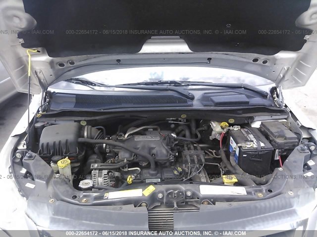 2V4RW4D17AR305850 - 2010 VOLKSWAGEN ROUTAN S ვერცხლისფერი ფოტო 10