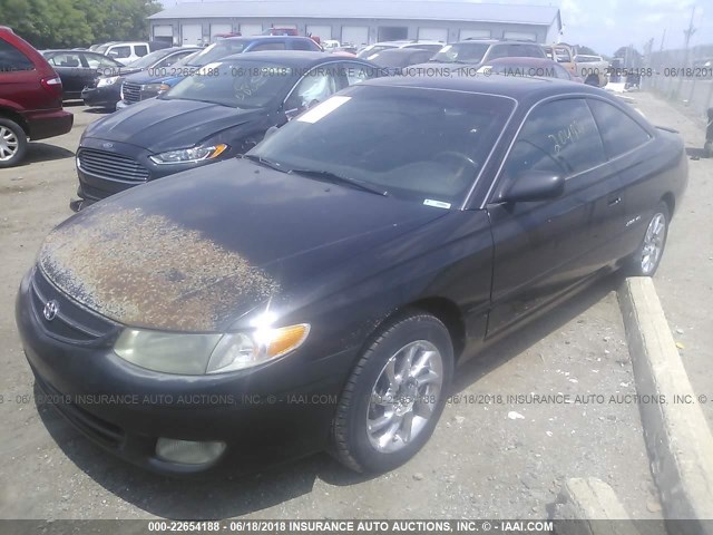 2T1CF22P9XC230721 - 1999 TOYOTA CAMRY SOLARA SE/SLE BLACK photo 2