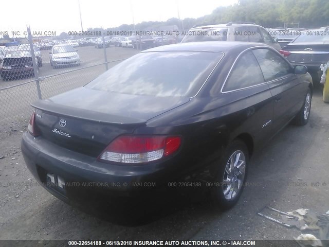 2T1CF22P9XC230721 - 1999 TOYOTA CAMRY SOLARA SE/SLE BLACK photo 4