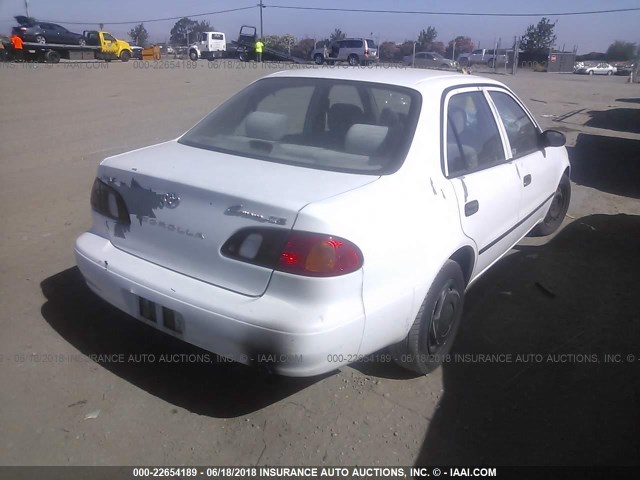 1NXBR12E0XZ224316 - 1999 TOYOTA COROLLA VE/CE/LE WHITE photo 4