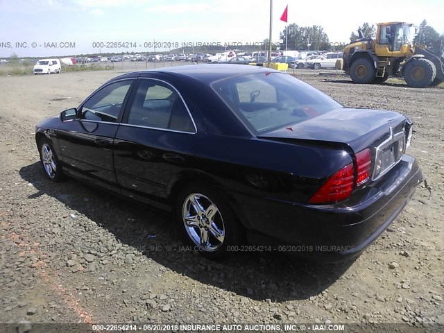 1LNHM87A52Y630360 - 2002 LINCOLN LS 黑色 照片 3