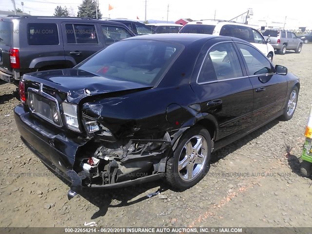 1LNHM87A52Y630360 - 2002 LINCOLN LS 黑色 照片 4