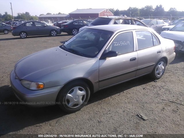 1Y1SK548X2Z419984 - 2002 CHEVROLET GEO PRIZM LSI BEIGE photo 2