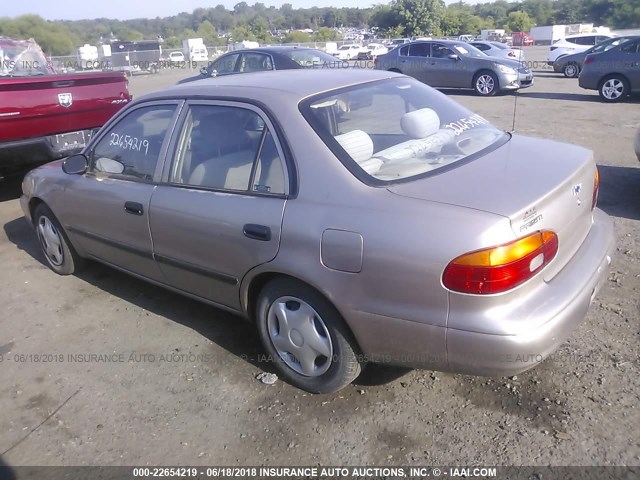 1Y1SK548X2Z419984 - 2002 CHEVROLET GEO PRIZM LSI BEIGE photo 3