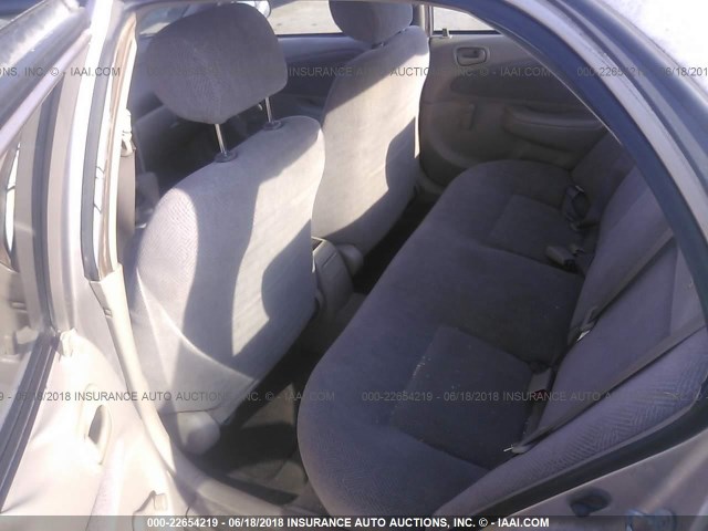 1Y1SK548X2Z419984 - 2002 CHEVROLET GEO PRIZM LSI BEIGE photo 8