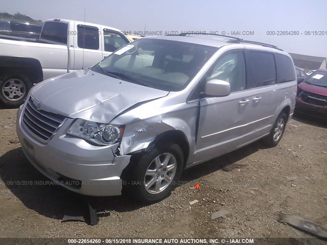 2A8HR54P38R609929 - 2008 CHRYSLER TOWN & COUNTRY TOURING SILVER photo 2