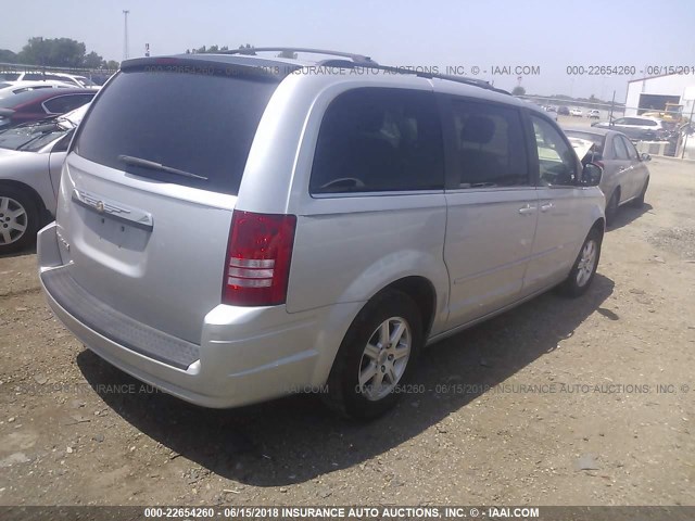 2A8HR54P38R609929 - 2008 CHRYSLER TOWN & COUNTRY TOURING SILVER photo 4