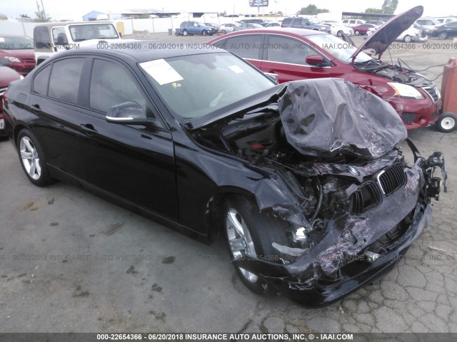 WBA3C1C51FK118926 - 2015 BMW 328 I SULEV BLACK photo 1