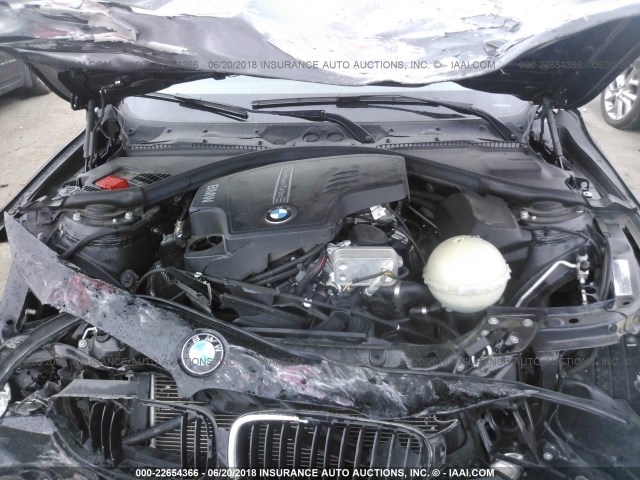 WBA3C1C51FK118926 - 2015 BMW 328 I SULEV BLACK photo 10