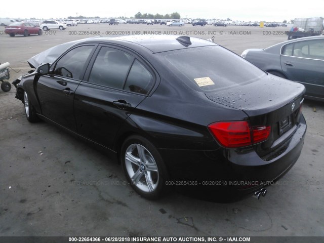 WBA3C1C51FK118926 - 2015 BMW 328 I SULEV BLACK photo 3