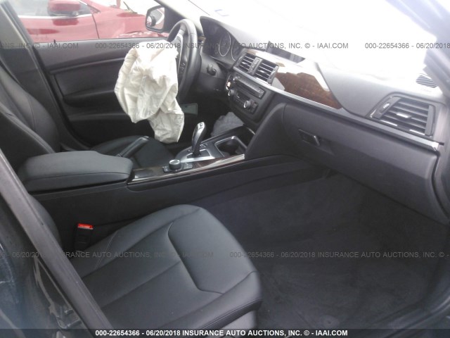 WBA3C1C51FK118926 - 2015 BMW 328 I SULEV BLACK photo 5