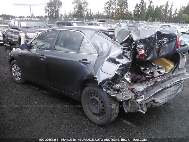 4T4BE46K29R064302 - 2009 TOYOTA CAMRY SE/LE/XLE 灰色 照片 3