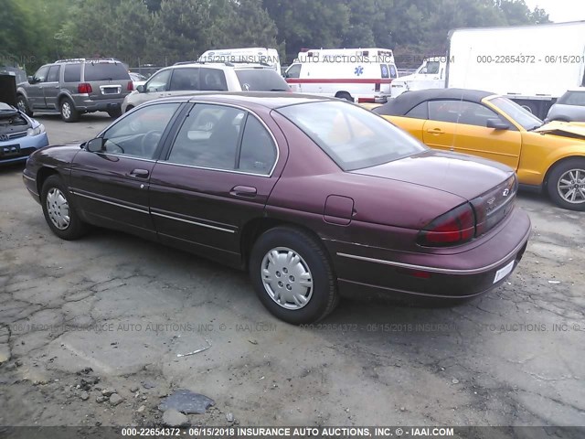 2G1WL52M9W9222526 - 1998 CHEVROLET LUMINA LS MAROON photo 3