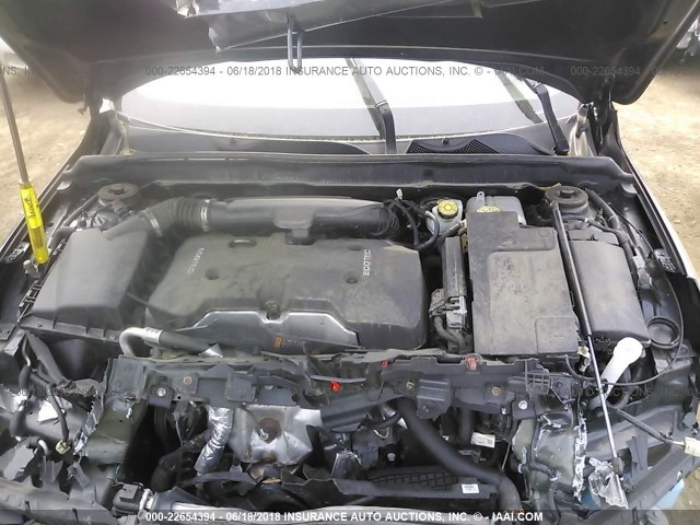 1G11A5SL0EF246730 - 2014 CHEVROLET MALIBU LS GRAY photo 10