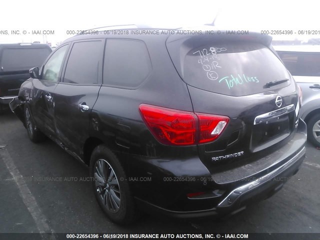 5N1DR2MM8JC645314 - 2018 NISSAN PATHFINDER S/SV/SL/PLATINUM 黑色 照片 3