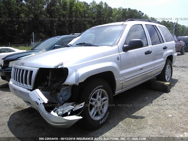 1J4GW48S44C374619 - 2004 JEEP GRAND CHEROKEE LAREDO/COLUMBIA/FREEDOM 银色 照片 2