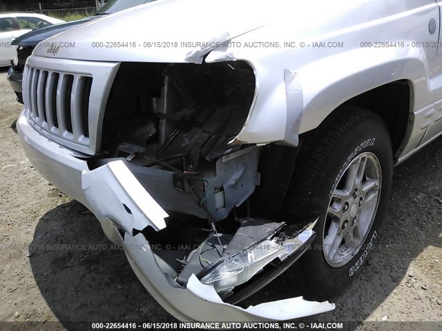 1J4GW48S44C374619 - 2004 JEEP GRAND CHEROKEE LAREDO/COLUMBIA/FREEDOM 银色 照片 6