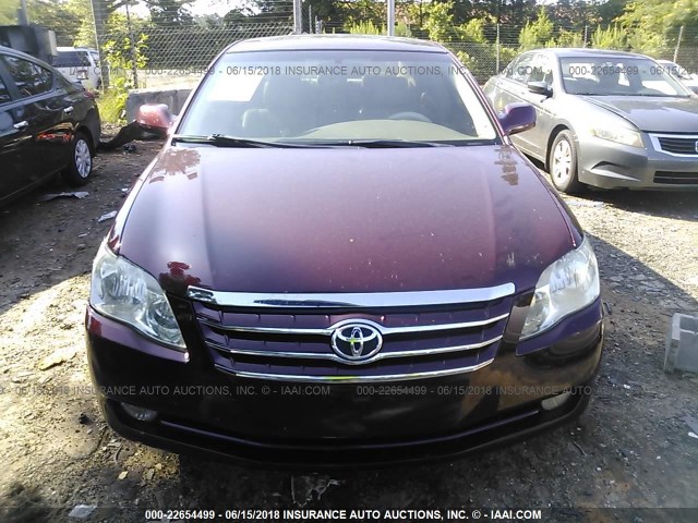 4T1BK36B15U038202 - 2005 TOYOTA AVALON XL/XLS/TOURING/LIMITED BURGUNDY photo 6