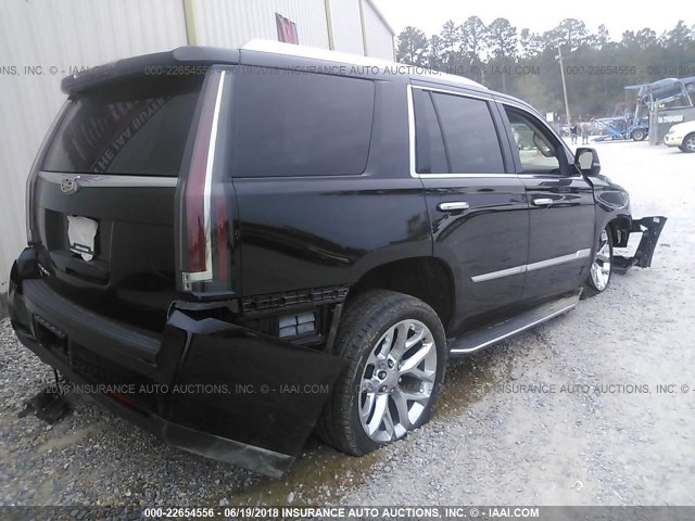 1GYS3BKJ5GR132754 - 2016 CADILLAC ESCALADE BLACK photo 4