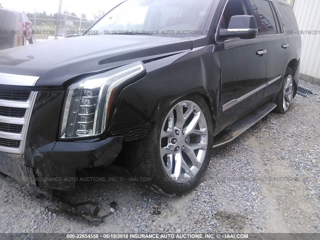 1GYS3BKJ5GR132754 - 2016 CADILLAC ESCALADE BLACK photo 6