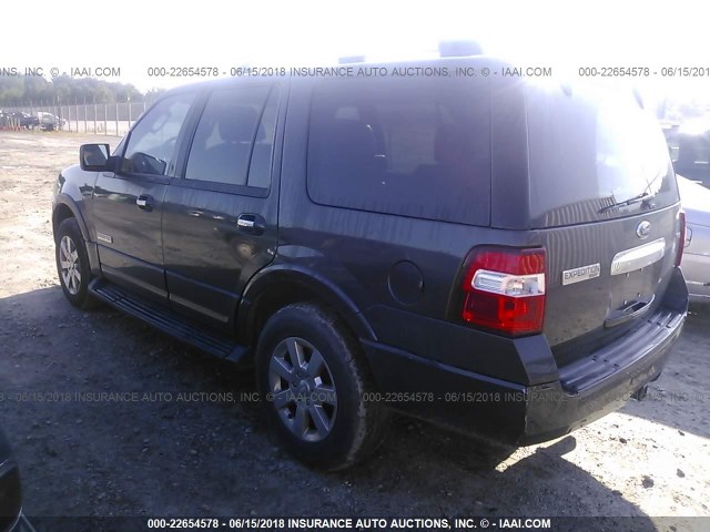 1FMFU19527LA79632 - 2007 FORD EXPEDITION LIMITED GRAY photo 3