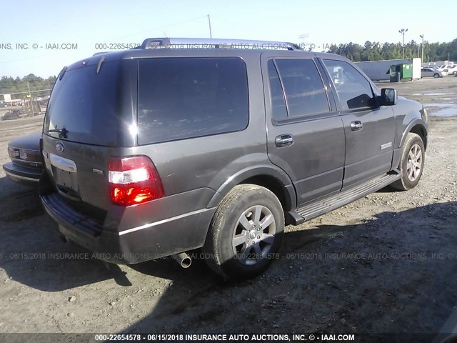 1FMFU19527LA79632 - 2007 FORD EXPEDITION LIMITED GRAY photo 4