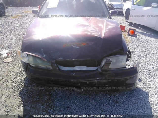 1YVGF22C415242871 - 2001 MAZDA 626 ES/LX MAROON photo 6