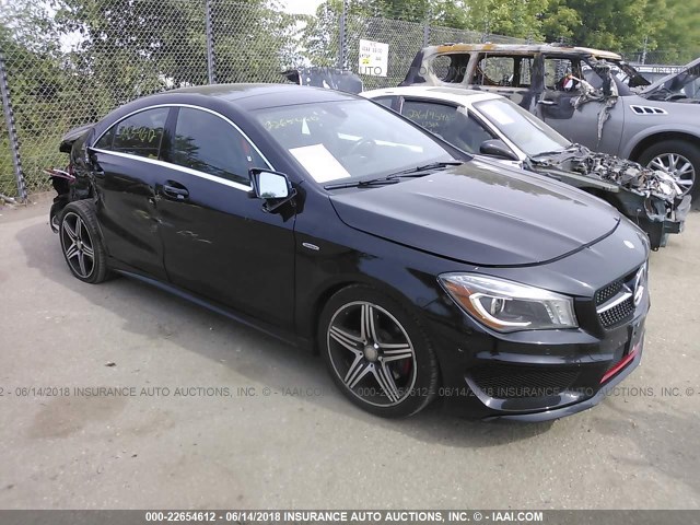 WDDSJ4GB2EN158781 - 2014 MERCEDES-BENZ CLA 250 4MATIC BLACK photo 1