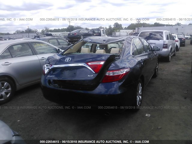 4T1BF1FK3HU649426 - 2017 TOYOTA CAMRY LE/XLE/SE/XSE Dark Blue photo 6
