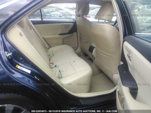 4T1BF1FK3HU649426 - 2017 TOYOTA CAMRY LE/XLE/SE/XSE Dark Blue photo 8