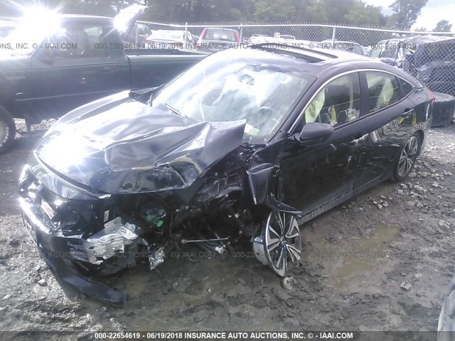 JHMFC1F74JX008430 - 2018 HONDA CIVIC EXL Qara foto 2