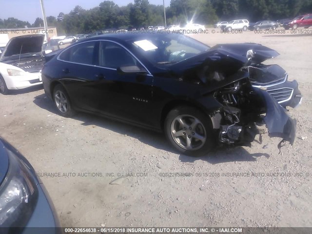 1G1ZB5ST9GF289210 - 2016 CHEVROLET MALIBU LS შავი ფოტო 1