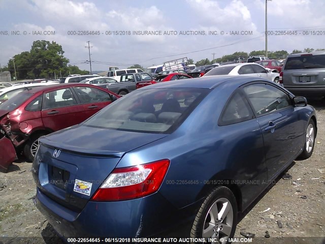2HGFG12908H577353 - 2008 HONDA CIVIC EXL ლურჯი ფოტო 4