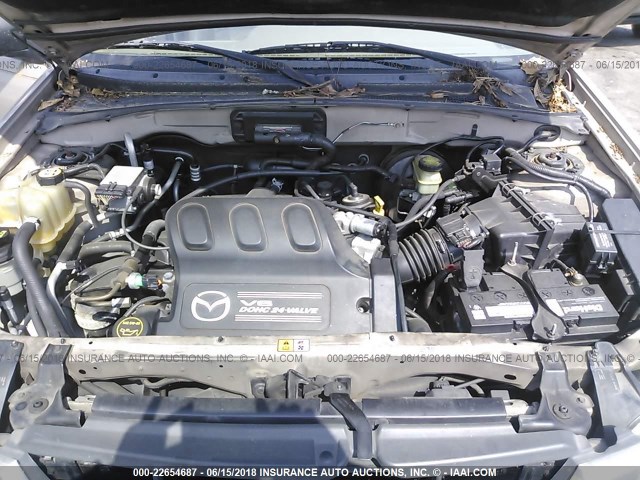 4F2YU09162KM36667 - 2002 MAZDA TRIBUTE LX/ES ვერცხლისფერი ფოტო 10