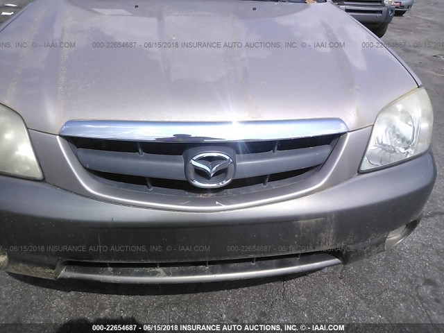 4F2YU09162KM36667 - 2002 MAZDA TRIBUTE LX/ES SILVER photo 6