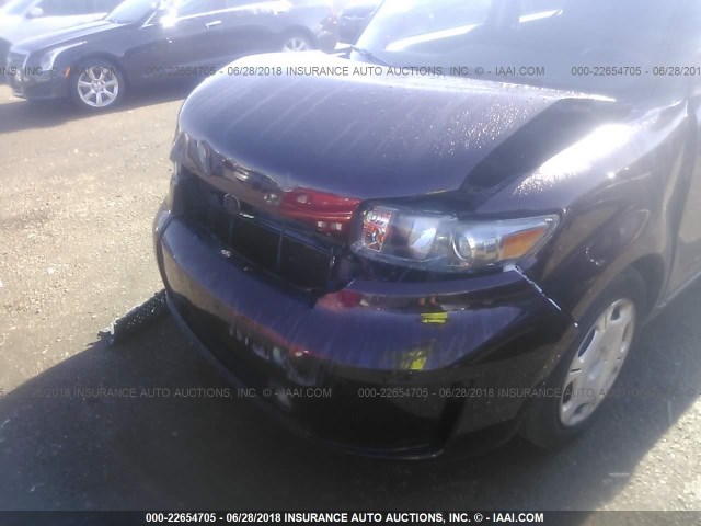 JTLZE4FE1A1114284 - 2010 TOYOTA SCION XB Bənövşəyi foto 6